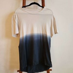 lululemon Blue and White Soft Active Men’s Tee, Sz M
